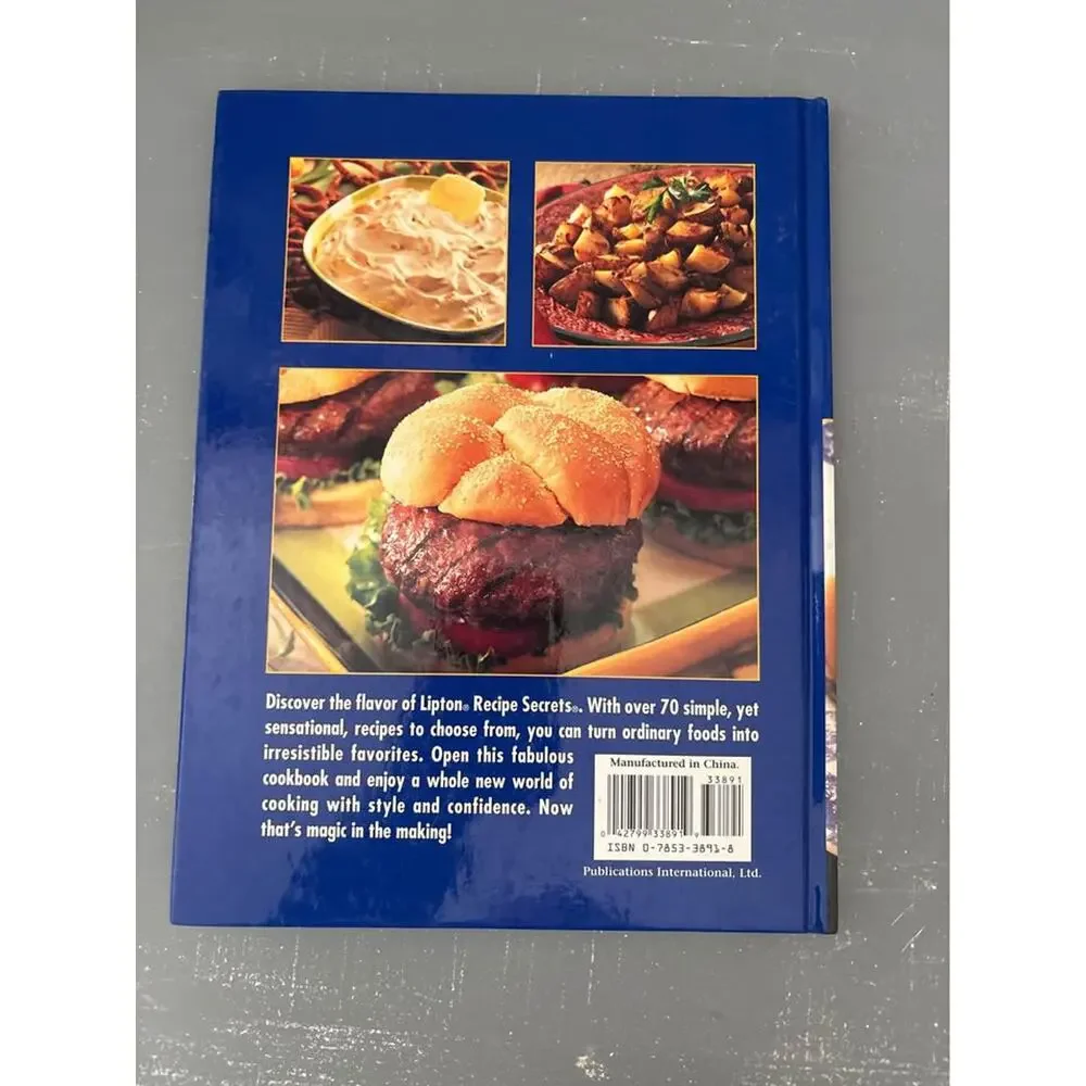 Lipton Recipe Secrets Soup Mix Magic Of Flavor 1999 Cookbook